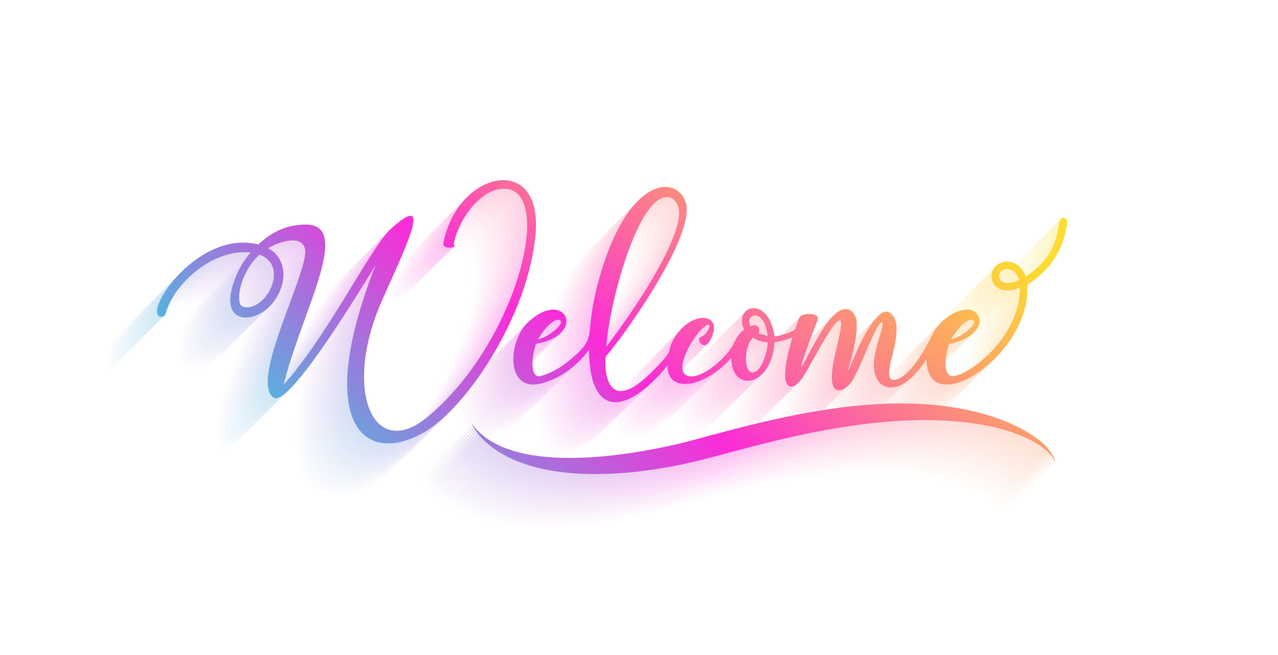stylish welcome lettering banner join with joy and happiness vector 